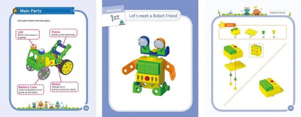 Robotics instructions for kids 3-5 years old STEMLOOK