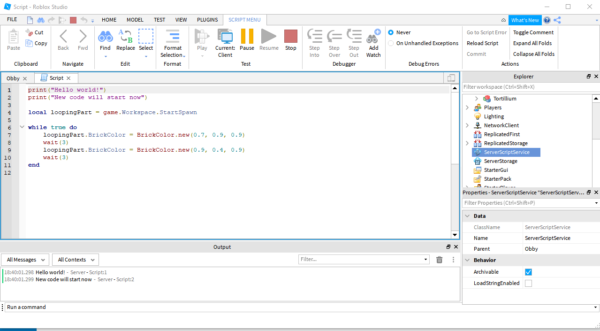 STEMLOOK ROBLOX Coding Camp